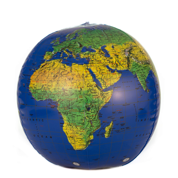Globe, Inflatable, diam.42cm,w/o Stand